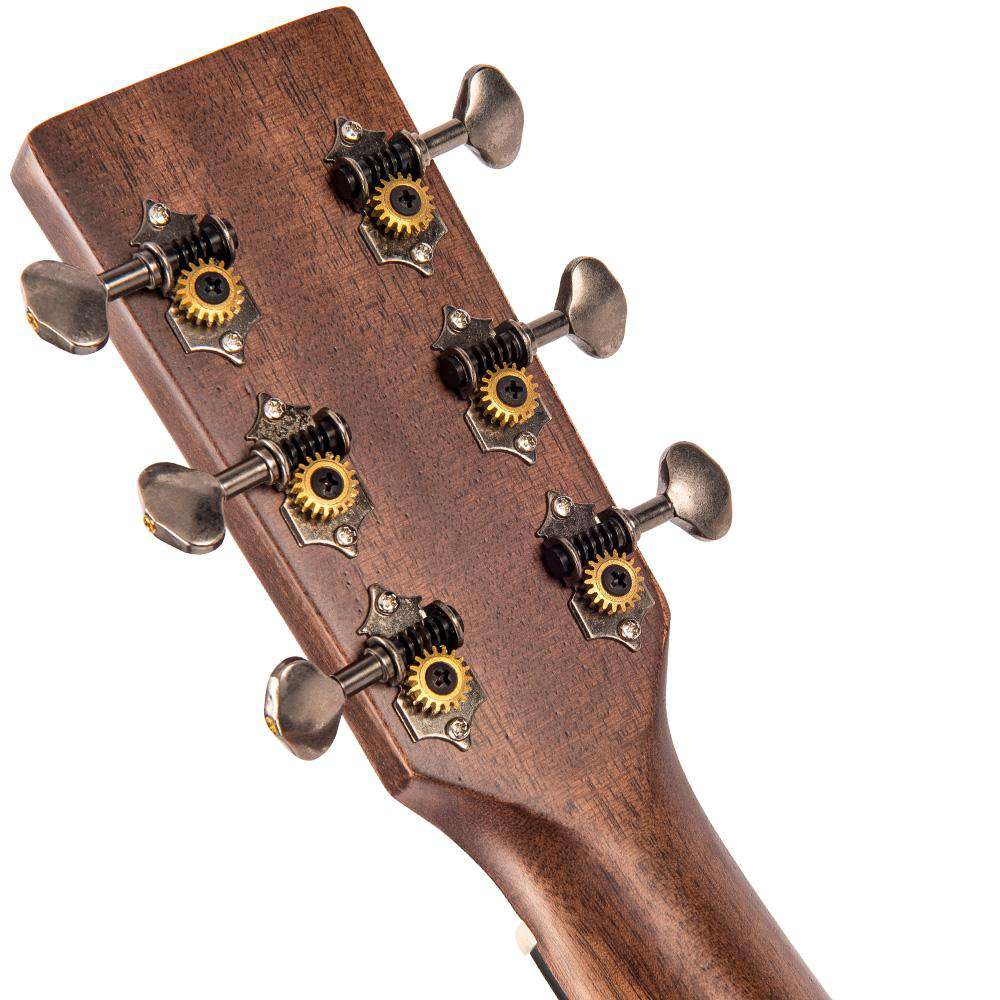 Vintage V300 Acoustic Folk Guitar ~ Antiqued, Acoustic Guitar for sale at Richards Guitars.