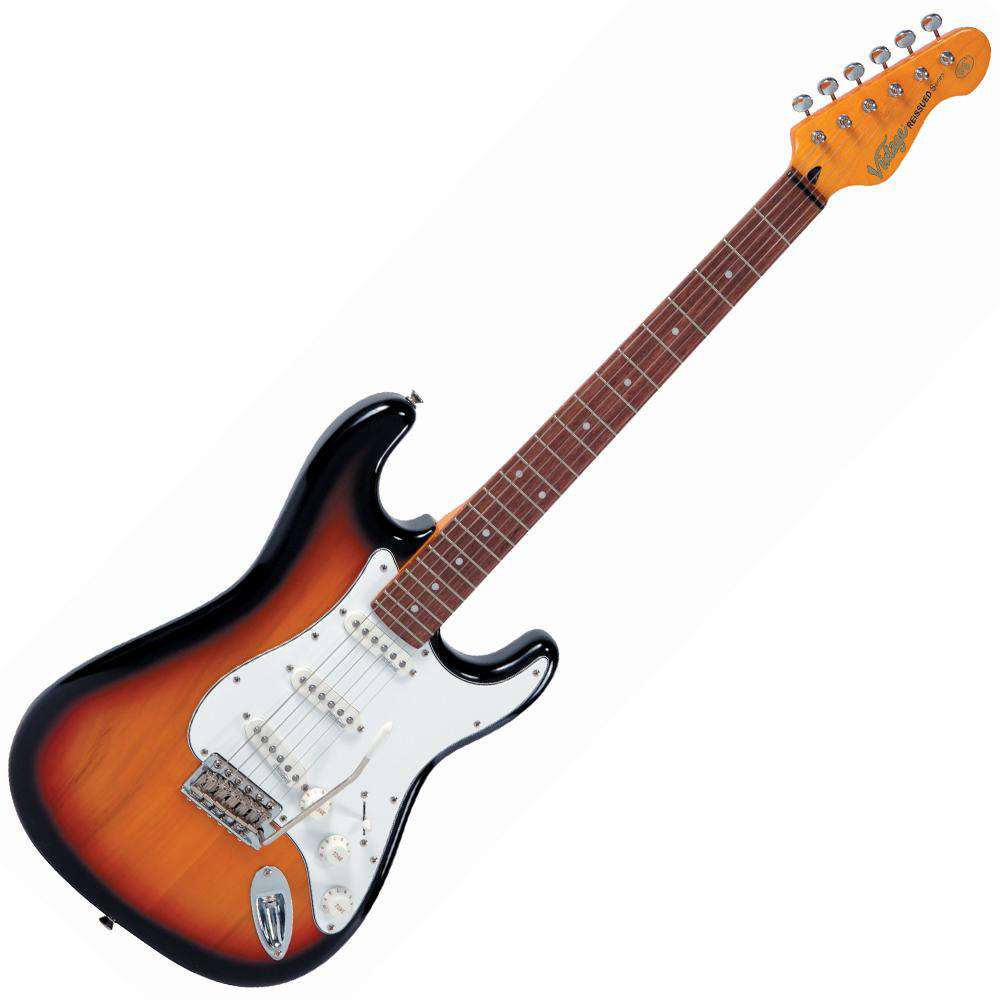 Vintage V6 ReIssued Electric Guitar ~ Sunset Sunburst, zu verkaufen bei Richards Guitars.