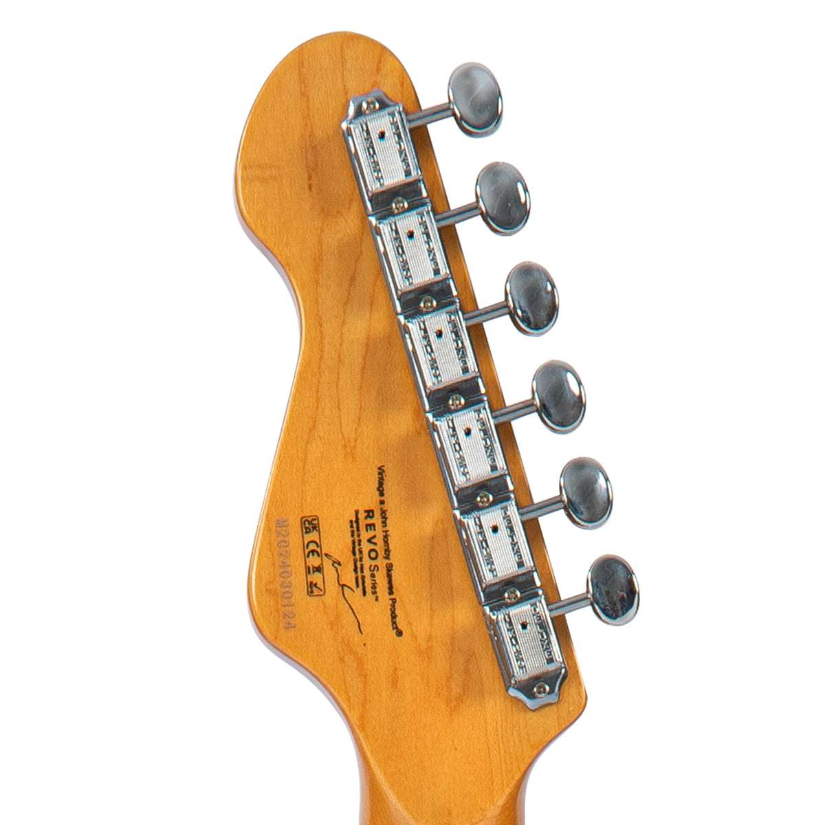 Vintage REVO Series 'Colt HH Twin Hardtail' Electric Guitar ~ Boulevard Black, Electric Guitar for sale at Richards Guitars.