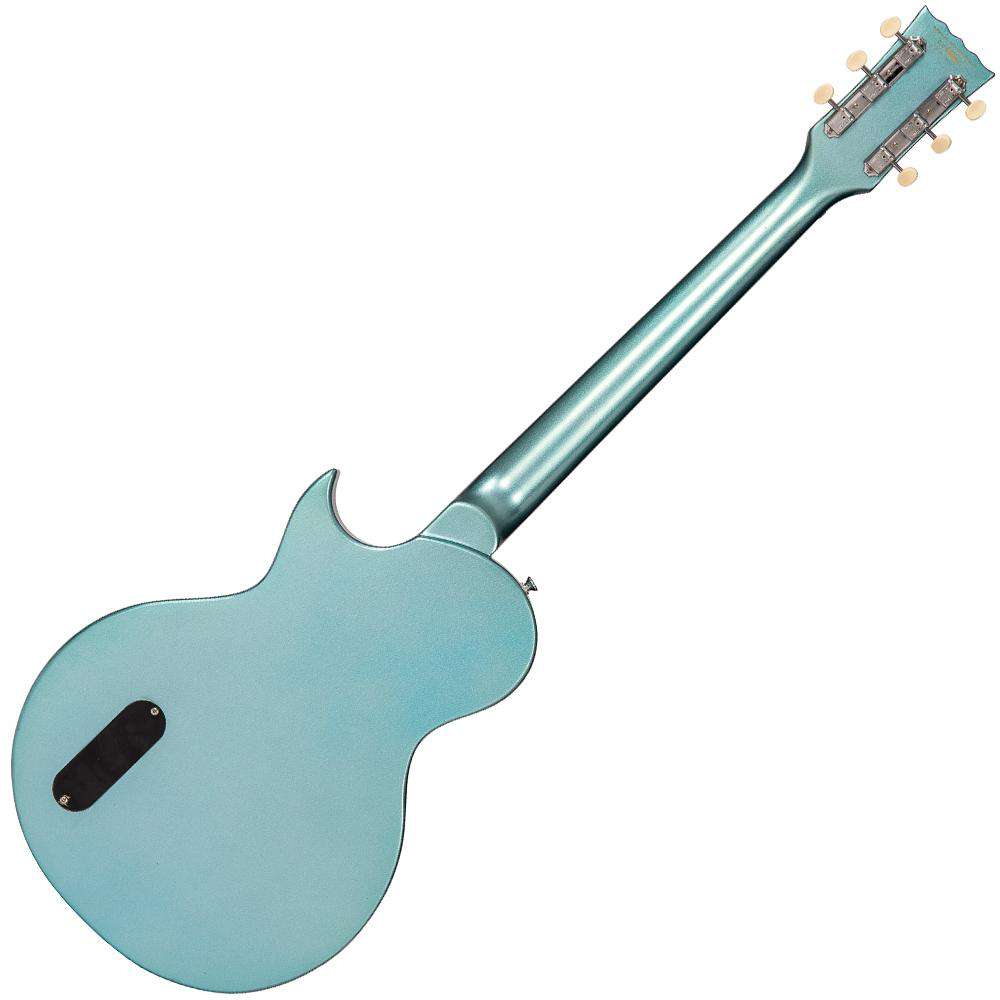 Vintage V120GHB ReIssued Electric Guitar ~ Gun Hill Blue, Electric Guitar for sale at Richards Guitars.