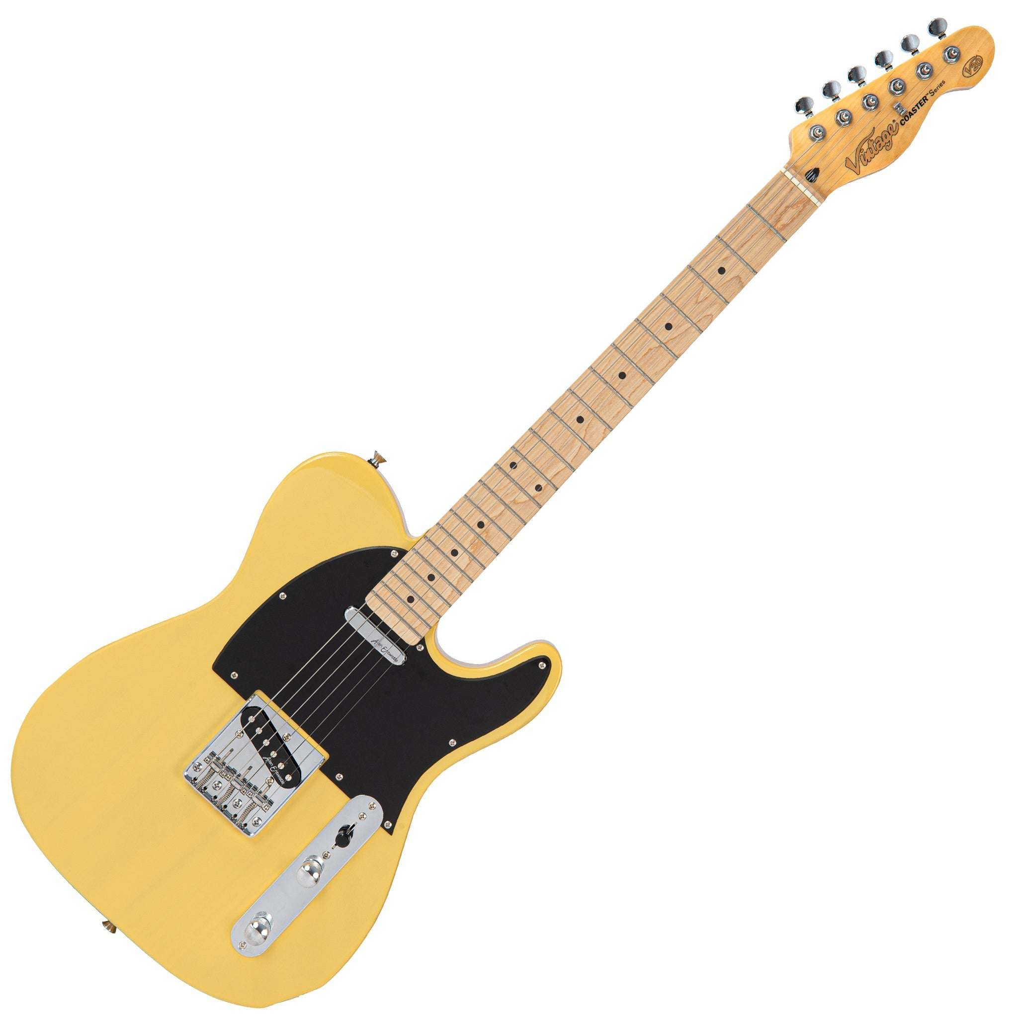 Vintage V20 Maple Coaster Series Electric Guitar ~ Butterscotch, E-Gitarre zum Verkauf bei Richards Guitars.