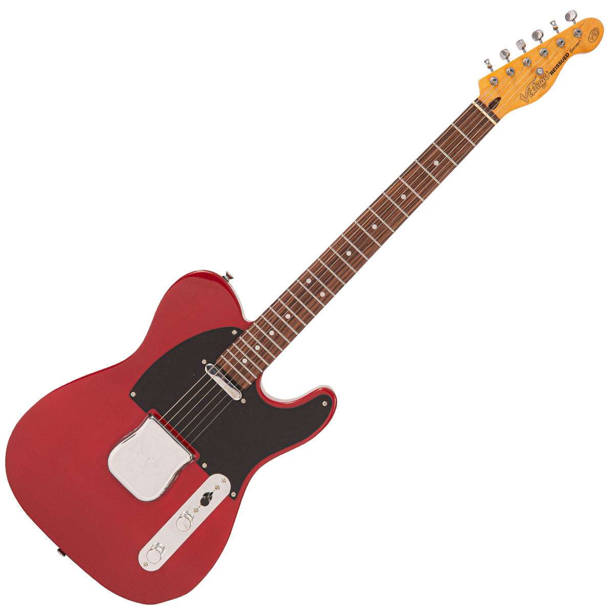 Vintage V62 ProShop Unique ~ Metallic Burgundy, Electric Guitar for sale at Richards Guitars.