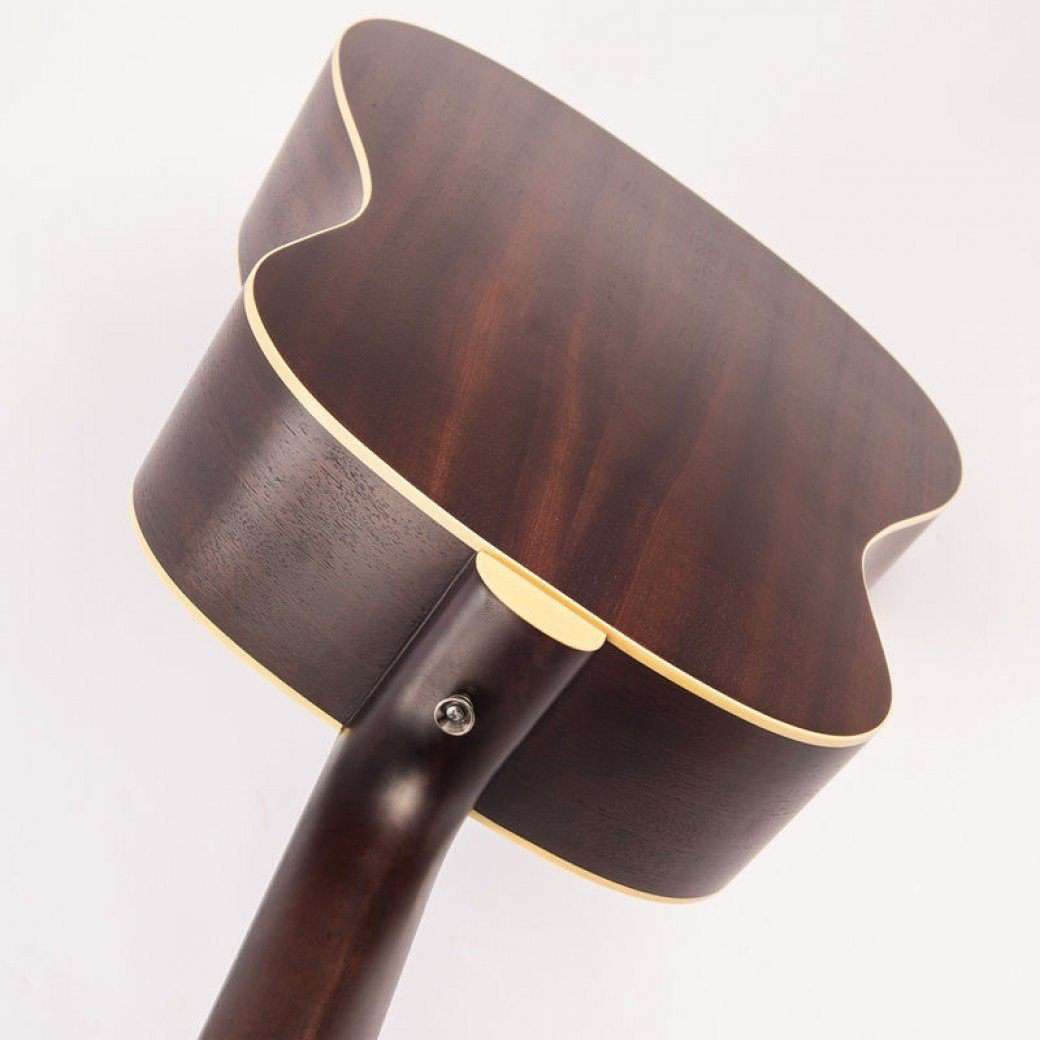 Vintage* V660AQ Historic Series 'Drop Shoulder' Acoustic Guitar ~ Aged Finish, Elektroakustische Gitarre zu verkaufen bei Richards Guitars.