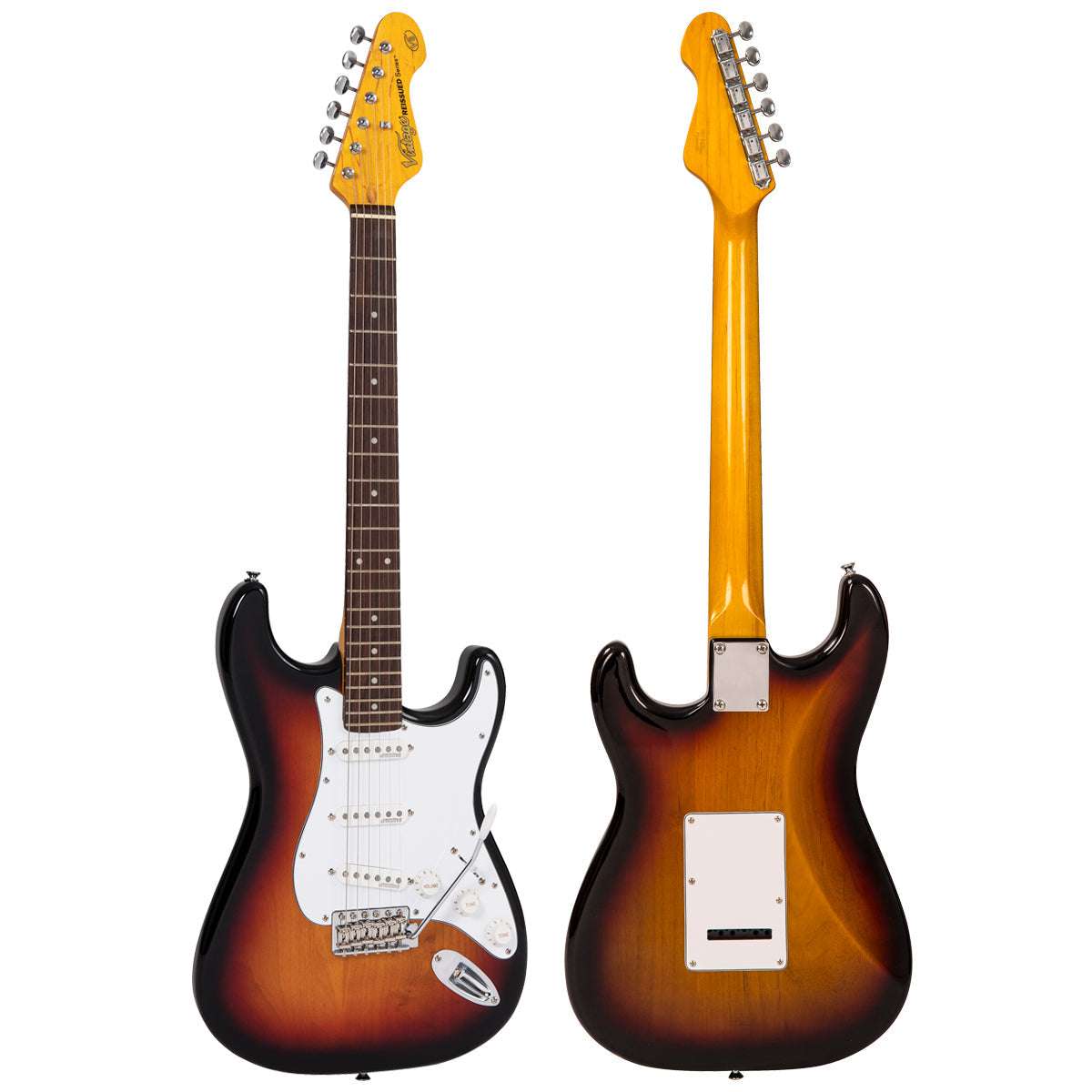 Vintage V6 ReIssued Electric Guitar ~ Sunset Sunburst, zu verkaufen bei Richards Guitars.