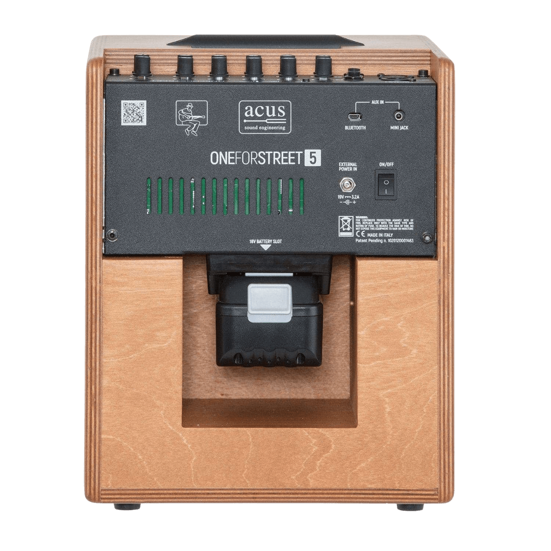 Acus ONEFORSTREET 5 Electro Acoustic Guitar Amp (Mains & Battery Powered) - Richards Guitars Of Stratford Upon Avon