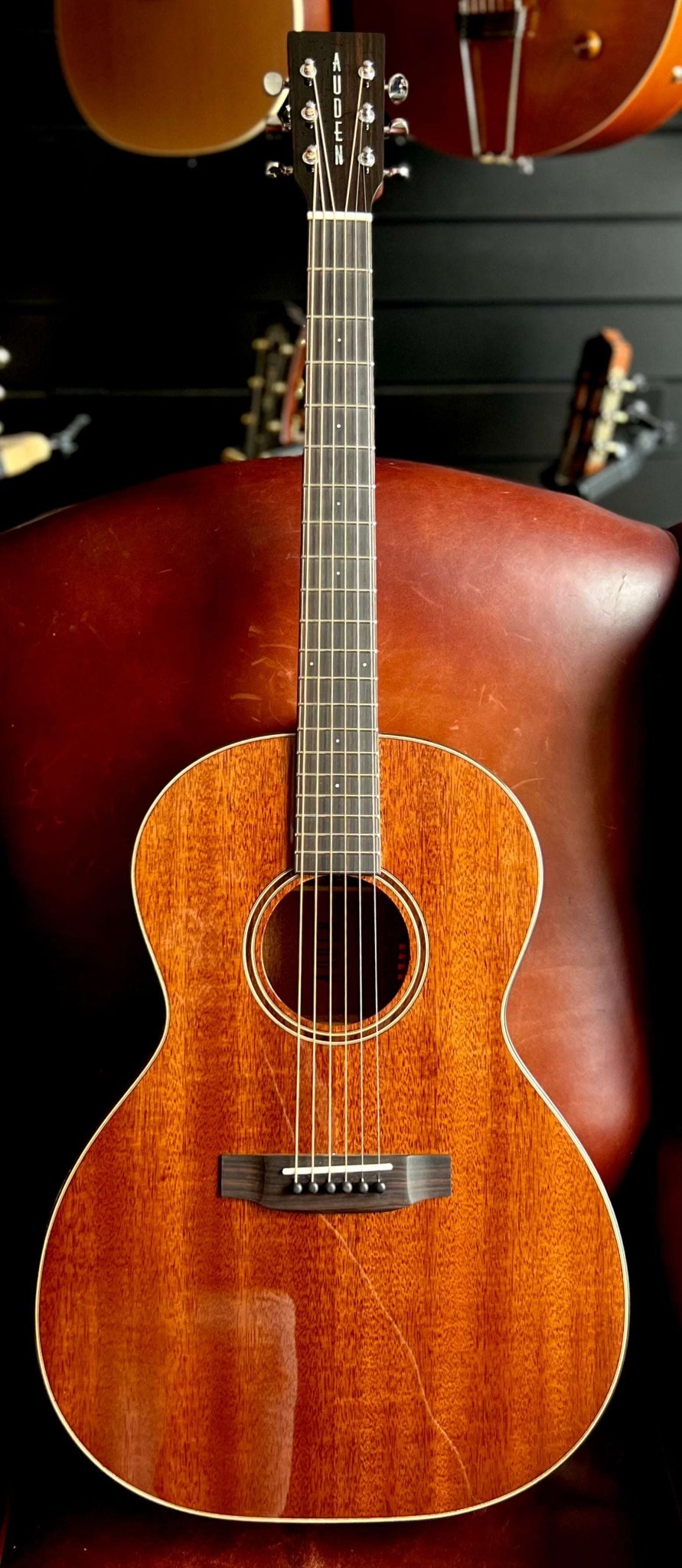 AUDEN MAHOGANY SERIES – CHESTER FULL BODY MAHOGANY TOP - 45MM NUT - Richards Guitars Of Stratford Upon Avon