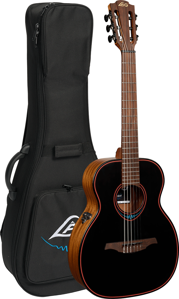BlueWave 2 Nylon Black - Travel Electro - Richards Guitars Of Stratford Upon Avon