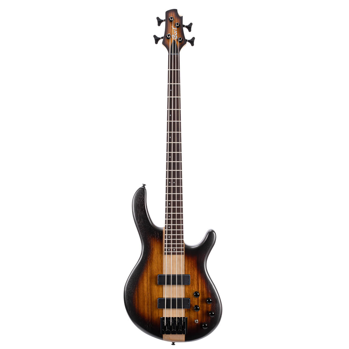 Cort C4 Plus ZBMH, Open Pore Tabacco Burst Bass Guitar - Richards Guitars Of Stratford Upon Avon
