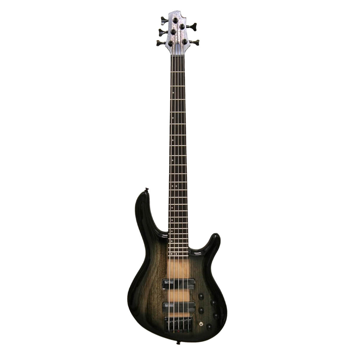 Cort C5 Plus ZBMH, Trans Black Burst Bass Guitar - Richards Guitars Of Stratford Upon Avon