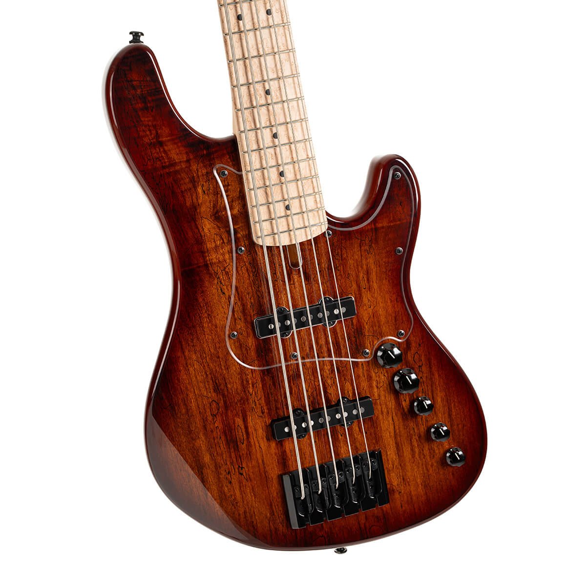 Cort GB - Fusion 5 Antique Brown Burst w/bag Bass Guitar - Richards Guitars Of Stratford Upon Avon