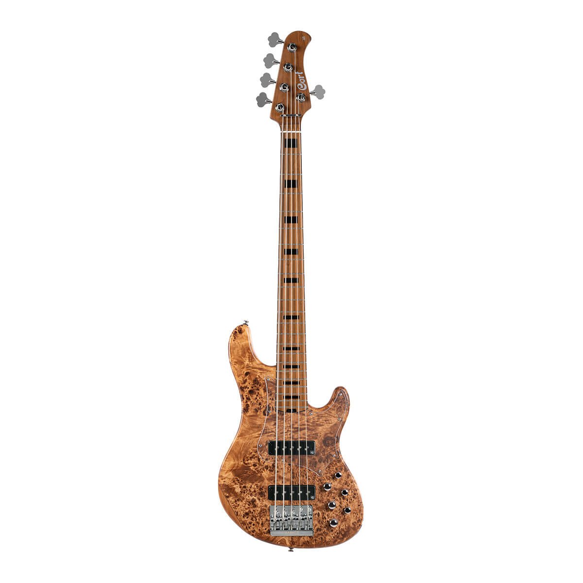 Cort GB - MODERN 5 Open Pore Vintage Naturalural w/case Bass Guitar - Richards Guitars Of Stratford Upon Avon