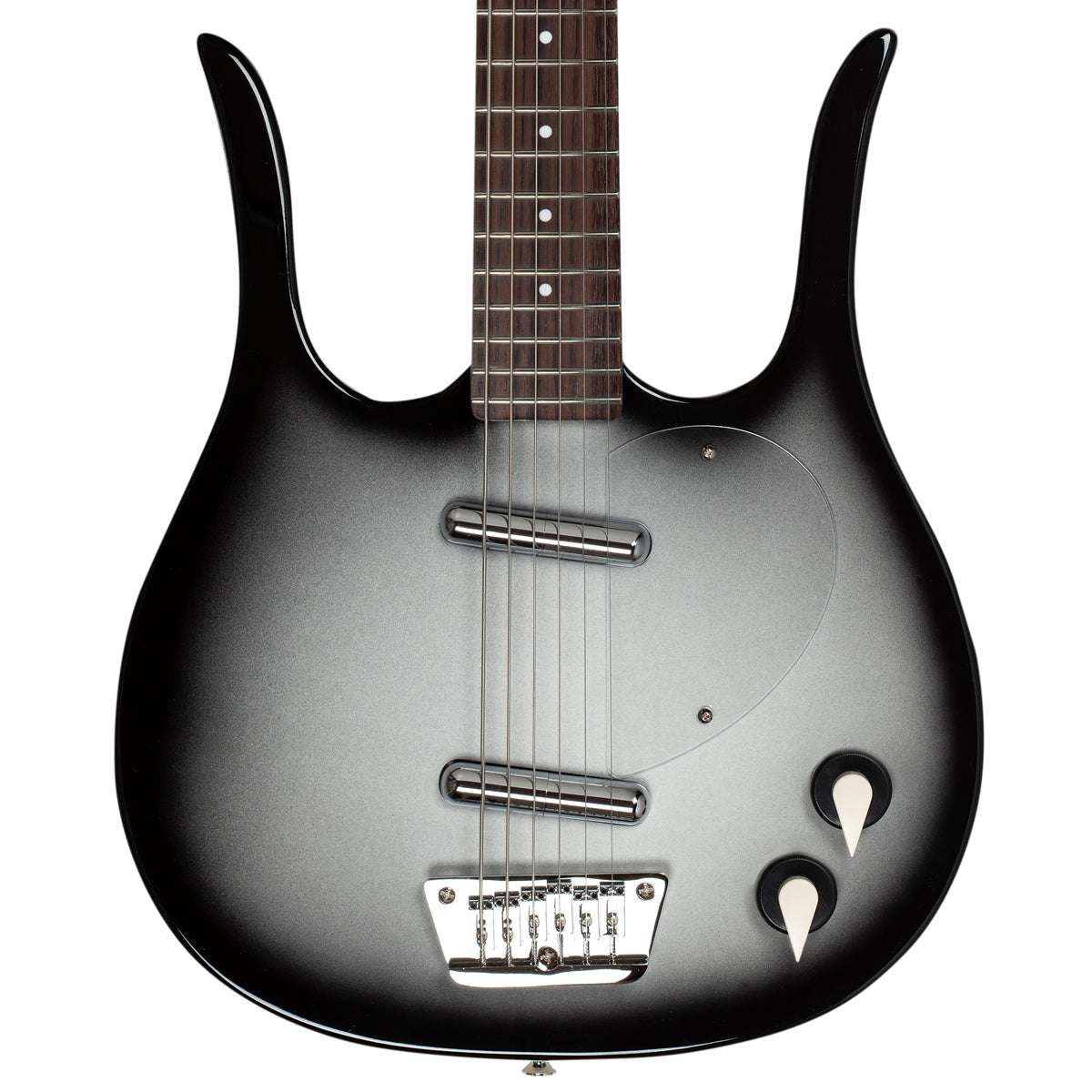 Danelectro Longhorn Baritone Electric Guitar ~ Blackburst - Richards Guitars Of Stratford Upon Avon