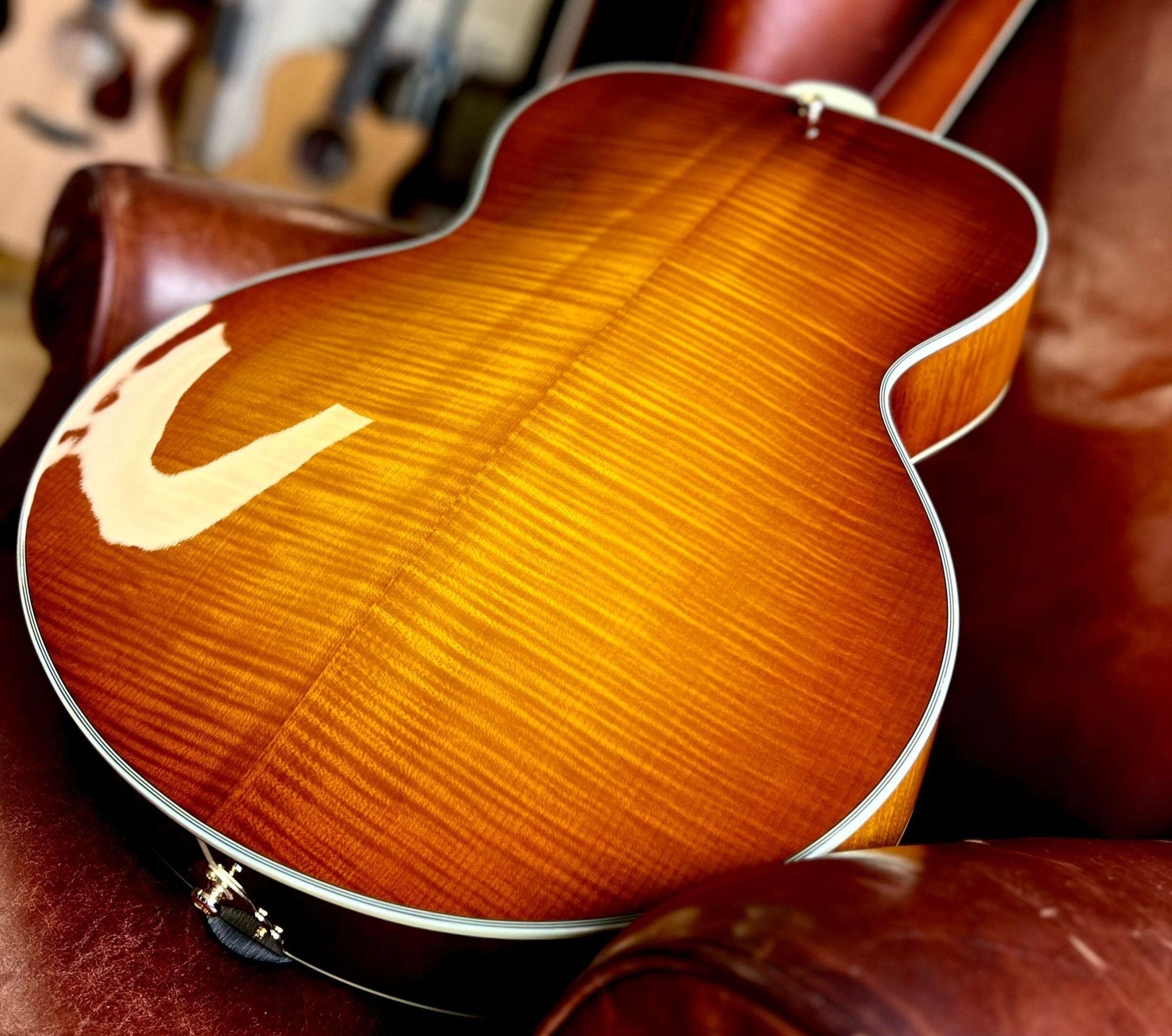Eastman AR805CE GB Arch Top Semi Acoustic Guitar (Price inc. Custom Pro Setup Package) - Richards Guitars Of Stratford Upon Avon