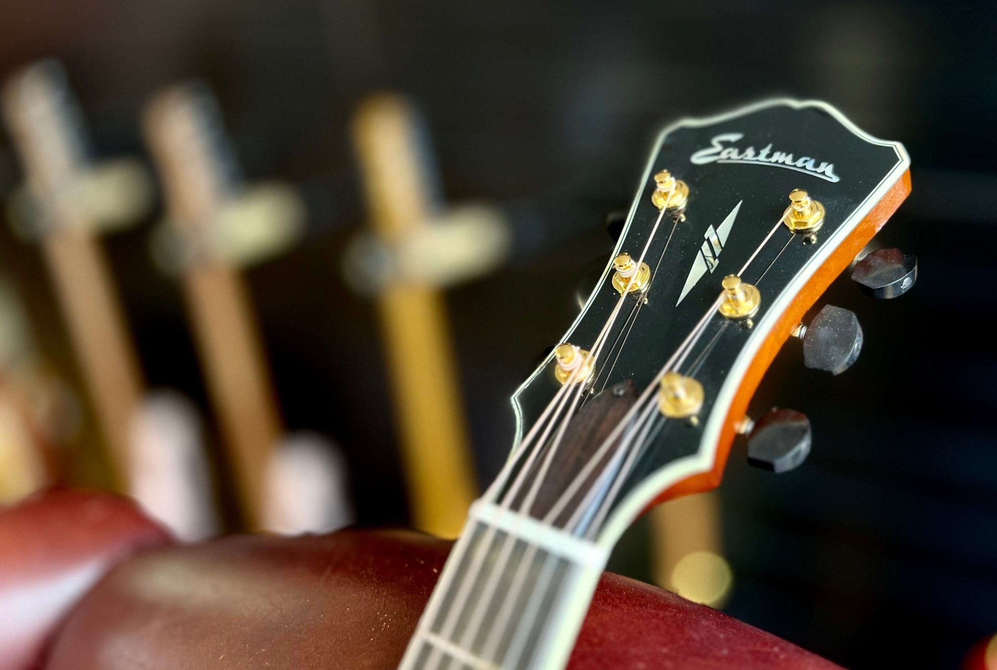 Eastman AR805CE GB Arch Top Semi Acoustic Guitar (Price inc. Custom Pro Setup Package) - Richards Guitars Of Stratford Upon Avon