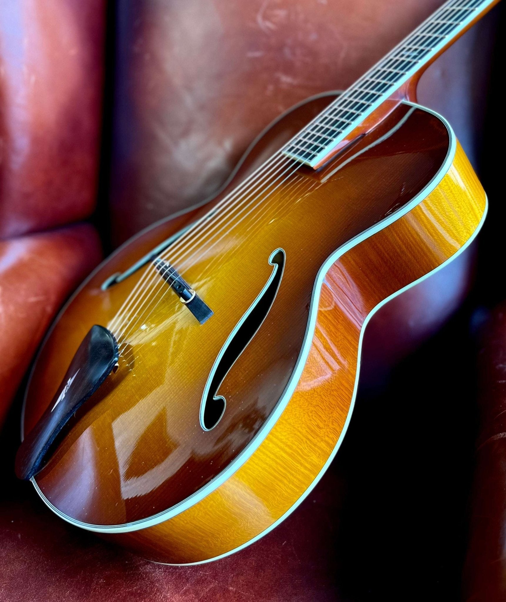 Eastman AR805CE GB Arch Top Semi Acoustic Guitar (Price inc. Custom Pro Setup Package) - Richards Guitars Of Stratford Upon Avon
