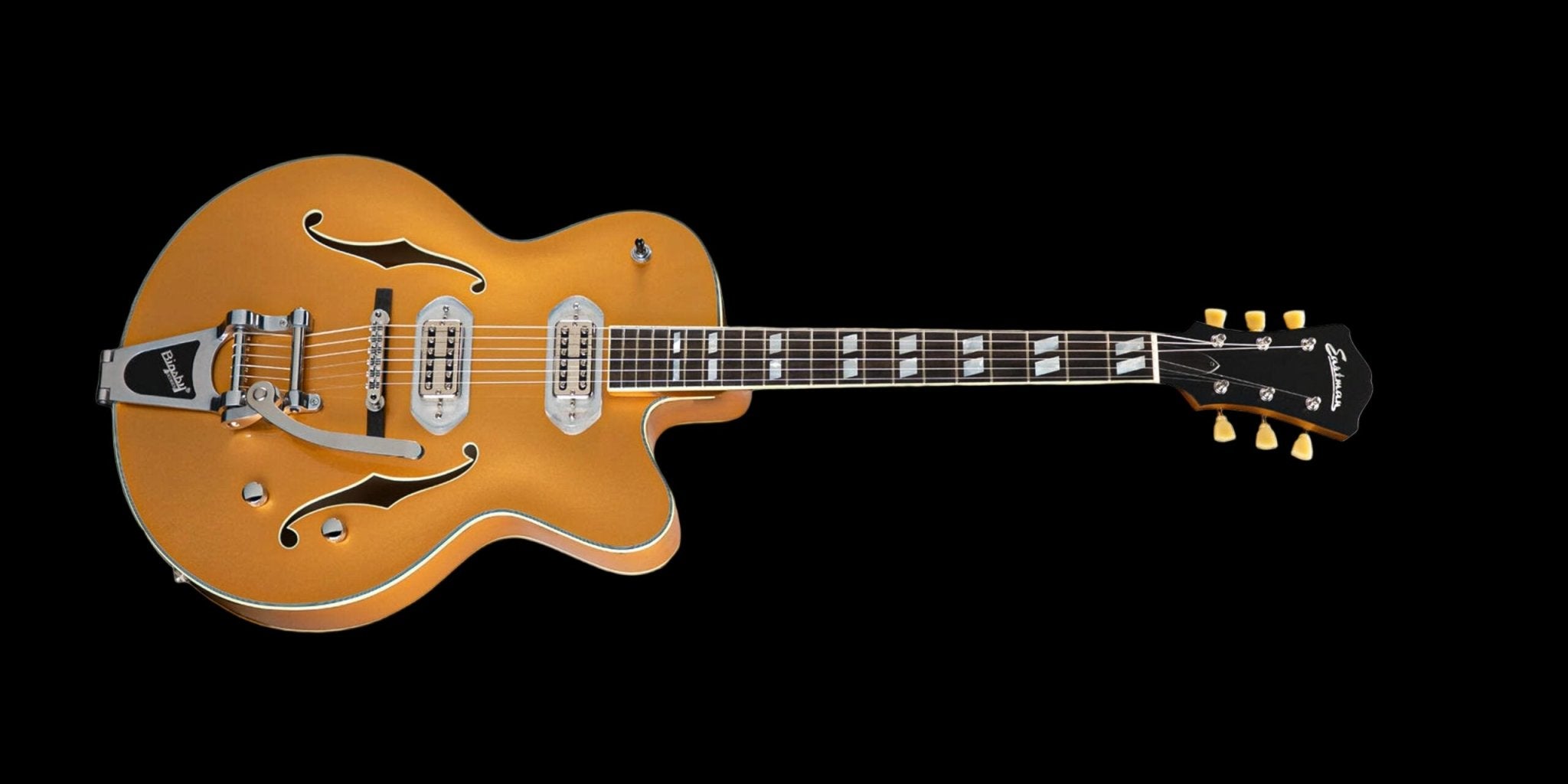 Eastman T58 Gold. New Release Arriving January 2026 - Richards Guitars Of Stratford Upon Avon