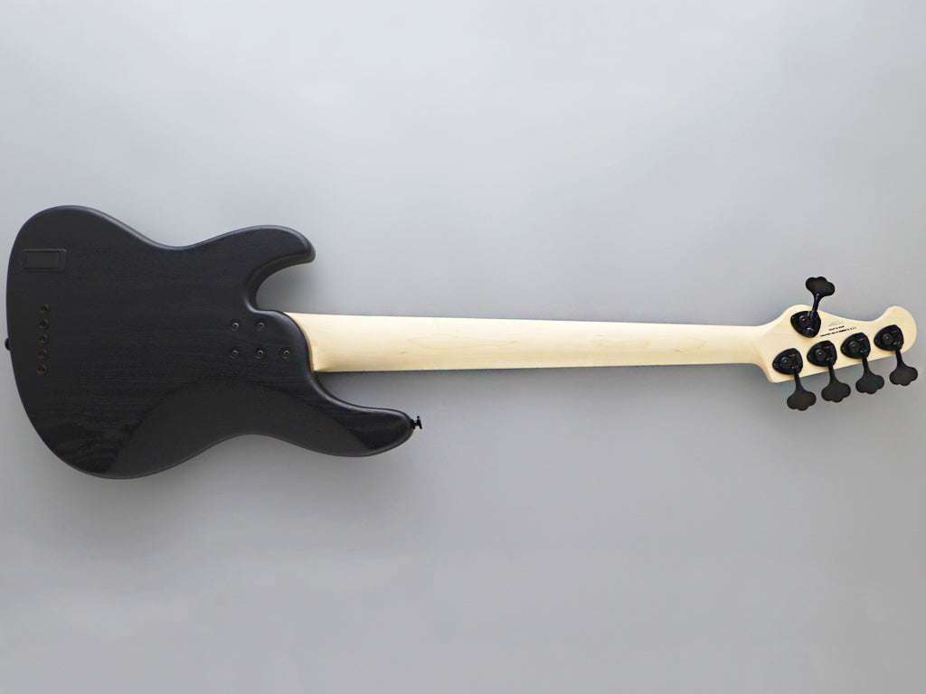FGN Bass Guitar J Standard Mighty Jazz JMJ53ASHDEM Open Pore Black With Gig Bag - Richards Guitars Of Stratford Upon Avon