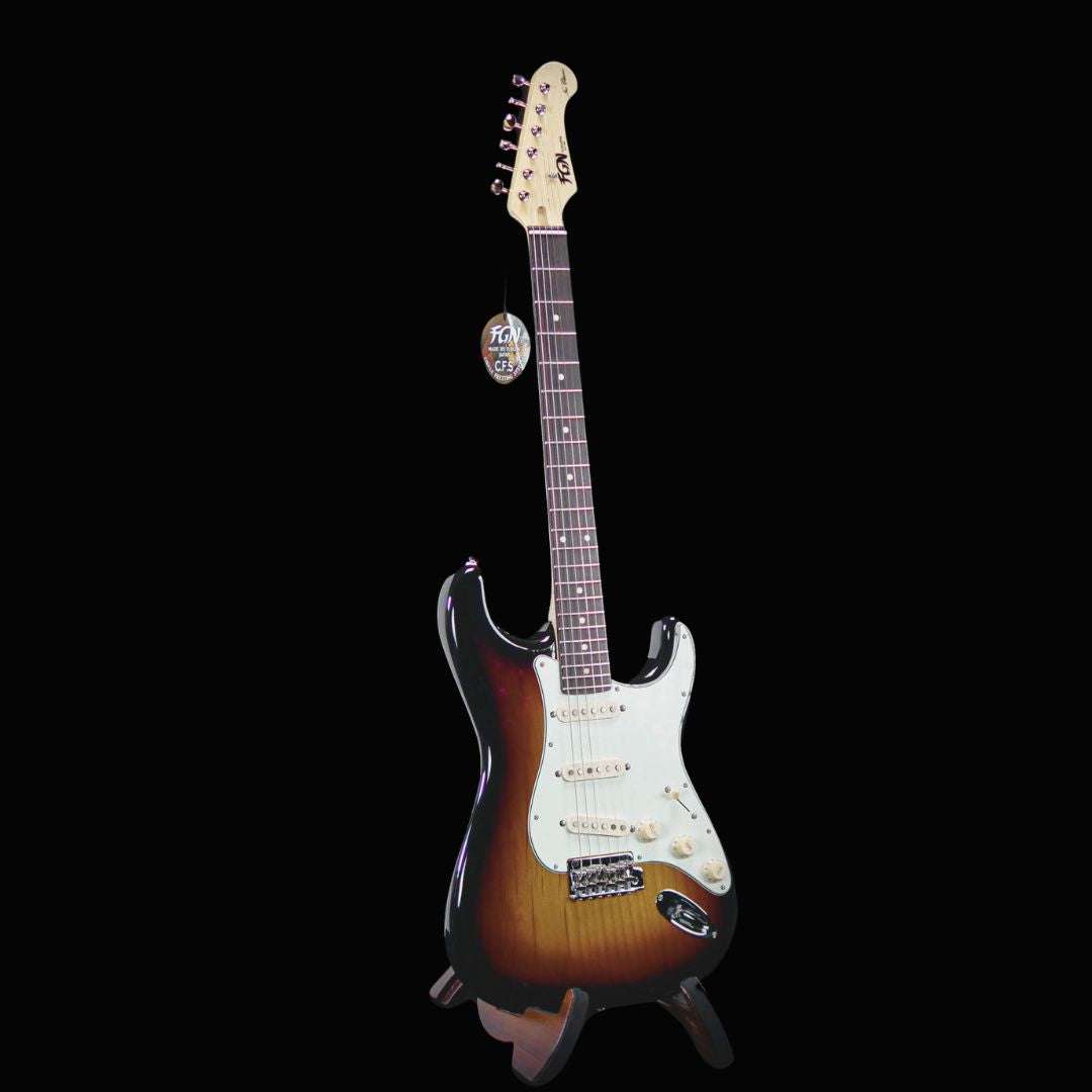 FGN Neoclassic NST100RAL (Alder 3 Tone Sunburst) - Richards Guitars Of Stratford Upon Avon