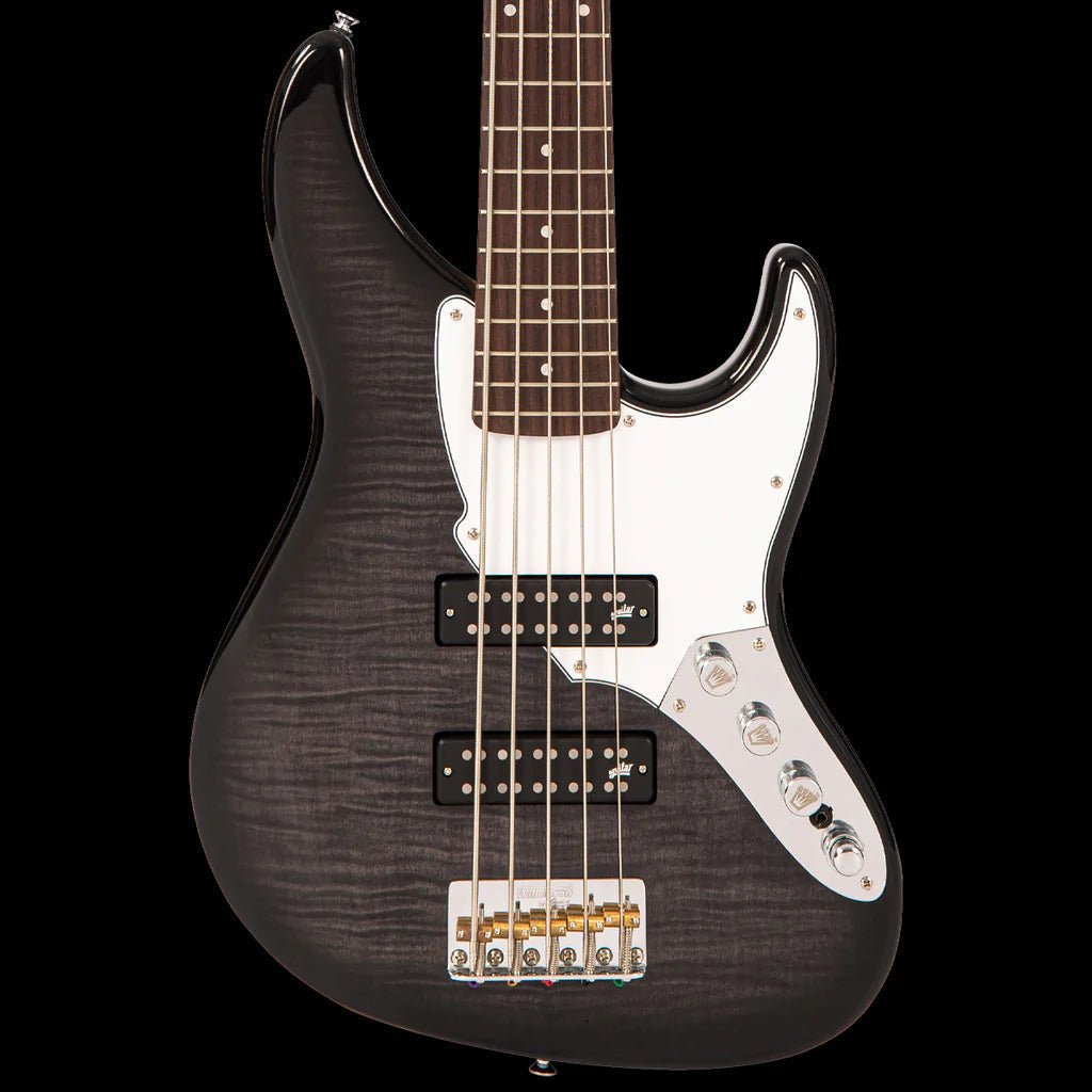 FRET KING PERCEPTION CUSTOM 5 STRING BASS - BLACKBURST (Includes Our £85 Pro Setup Free) - Richards Guitars Of Stratford Upon Avon