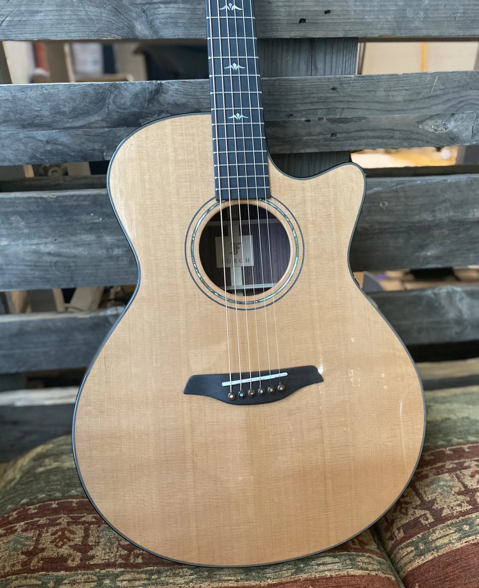 Furch Yellow Gc - CR Acoustic Guitar Including World Exclusive Inlays & Over £100 Of Added Value FREE (2025 CNR Active Upgrade Model) - Richards Guitars Of Stratford Upon Avon