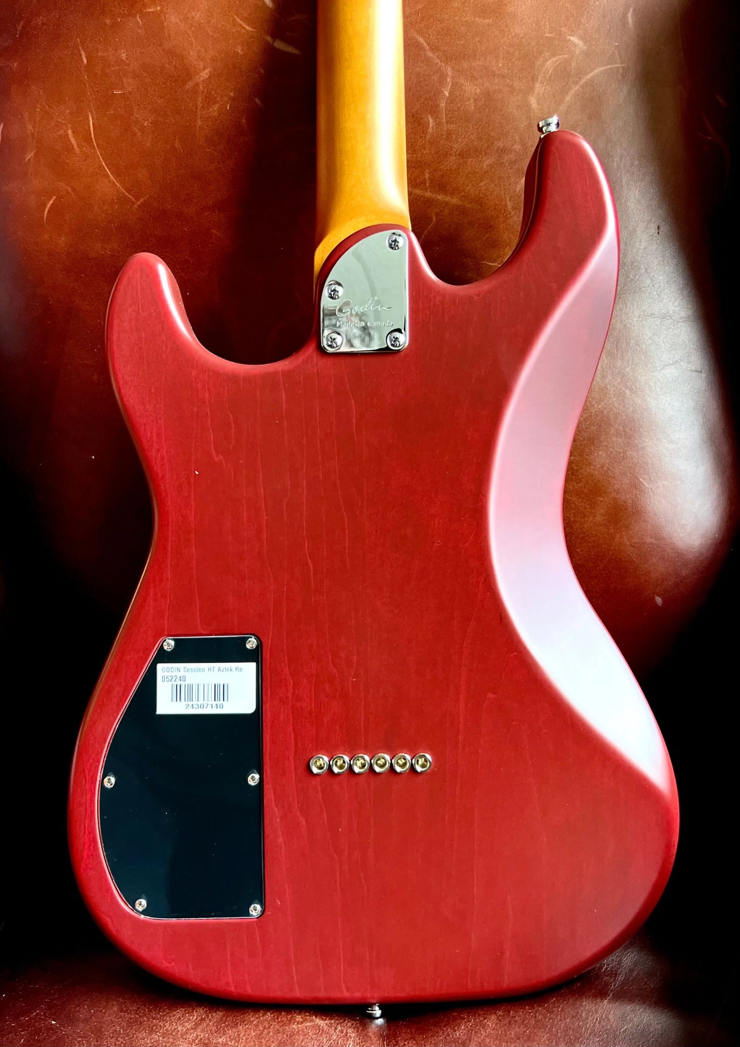 Godin Session HT Electric Guitar ~ Aztek Red MN - Richards Guitars Of Stratford Upon Avon