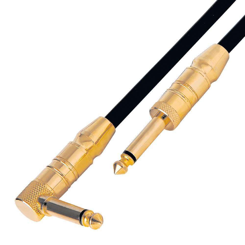 Kinsman Noiseless Instrument Cable w/Angled Jack - 20ft/6m - Richards Guitars Of Stratford Upon Avon