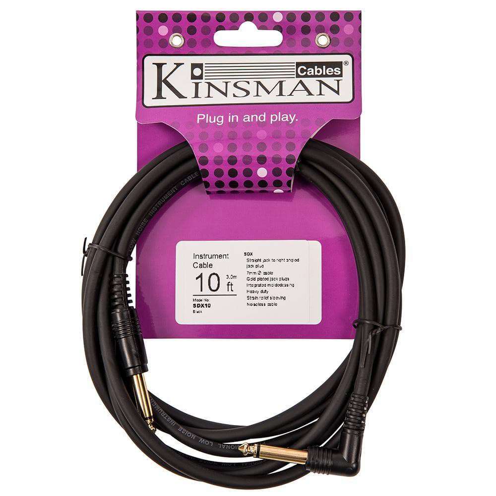Kinsman SDX Instrument Cable ~ 10ft/3m - Richards Guitars Of Stratford Upon Avon