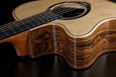 LAG HyVibe 30 H2 - Auditorium Cutaway Electro Acoustic Guitar Left Handed - Richards Guitars Of Stratford Upon Avon