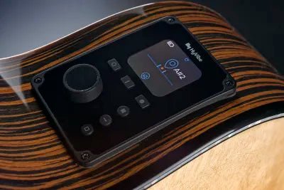 LAG HyVibe 50 H2 - Nylon Strung Auditorium Cutaway Electro Acoustic Smart Guitar - Richards Guitars Of Stratford Upon Avon