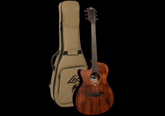 LAG Sauvage Auditorium Left - Handed Cutaway Electro Acoustic Guitar - Richards Guitars Of Stratford Upon Avon