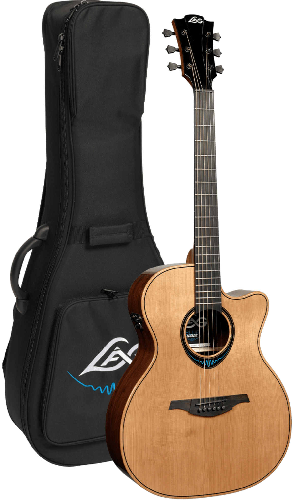 LAG TBW2ACE Bluewave 2 - Auditorium Cutaway Electro Acoustic Guitar - Richards Guitars Of Stratford Upon Avon