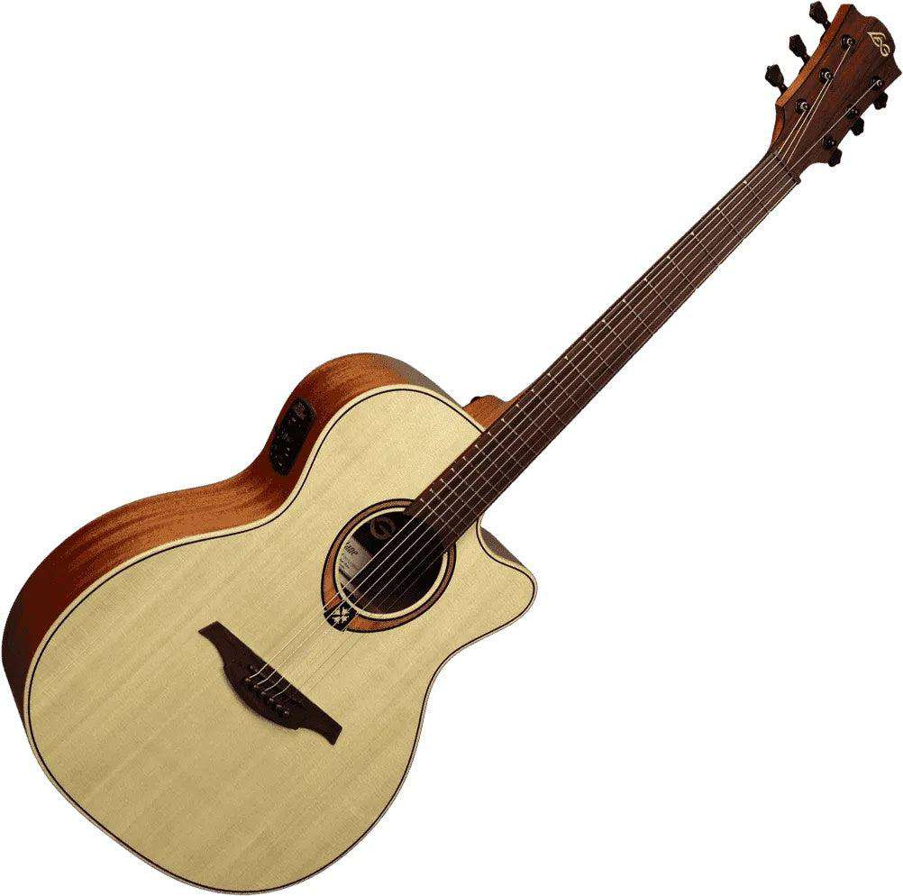 LAG TRAMONTANE T88ACE AUDITORIUM CUTAWAY ELECTRO - Richards Guitars Of Stratford Upon Avon
