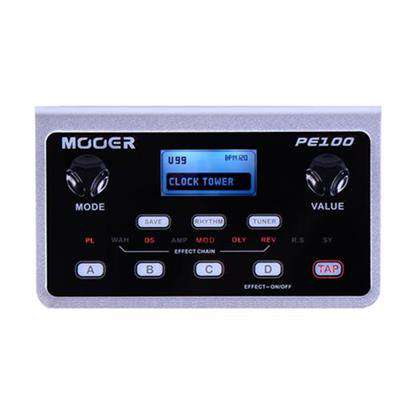 MOOER PE100 PORTABLE MULTIEFFECTS - Richards Guitars Of Stratford Upon Avon