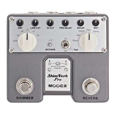 MOOER SHIMVERB PRO DIGITAL REVERB TWIN PEDAL - Richards Guitars Of Stratford Upon Avon