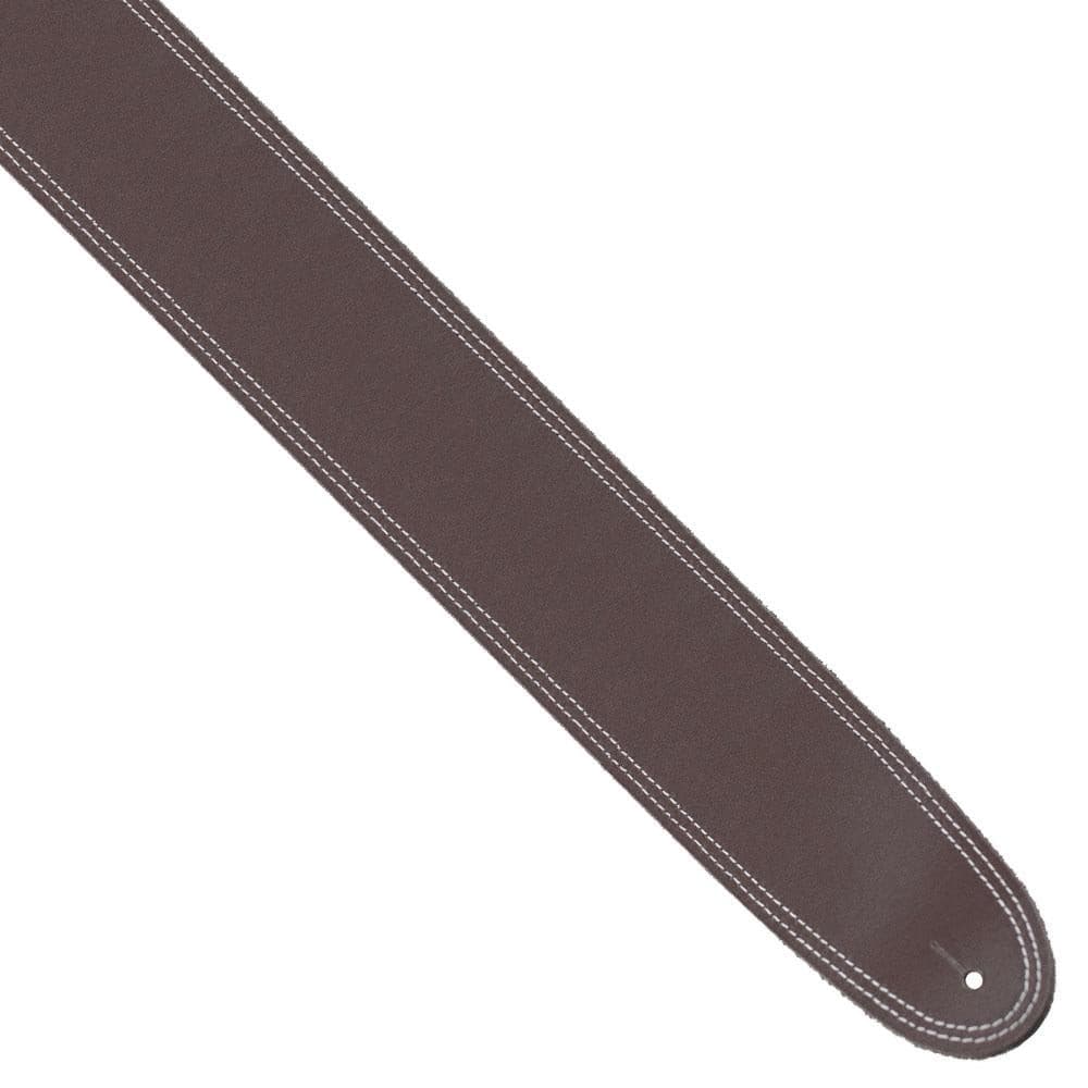 Perri's Double Stitched Leather Guitar Strap ~ Tan - Richards Guitars Of Stratford Upon Avon