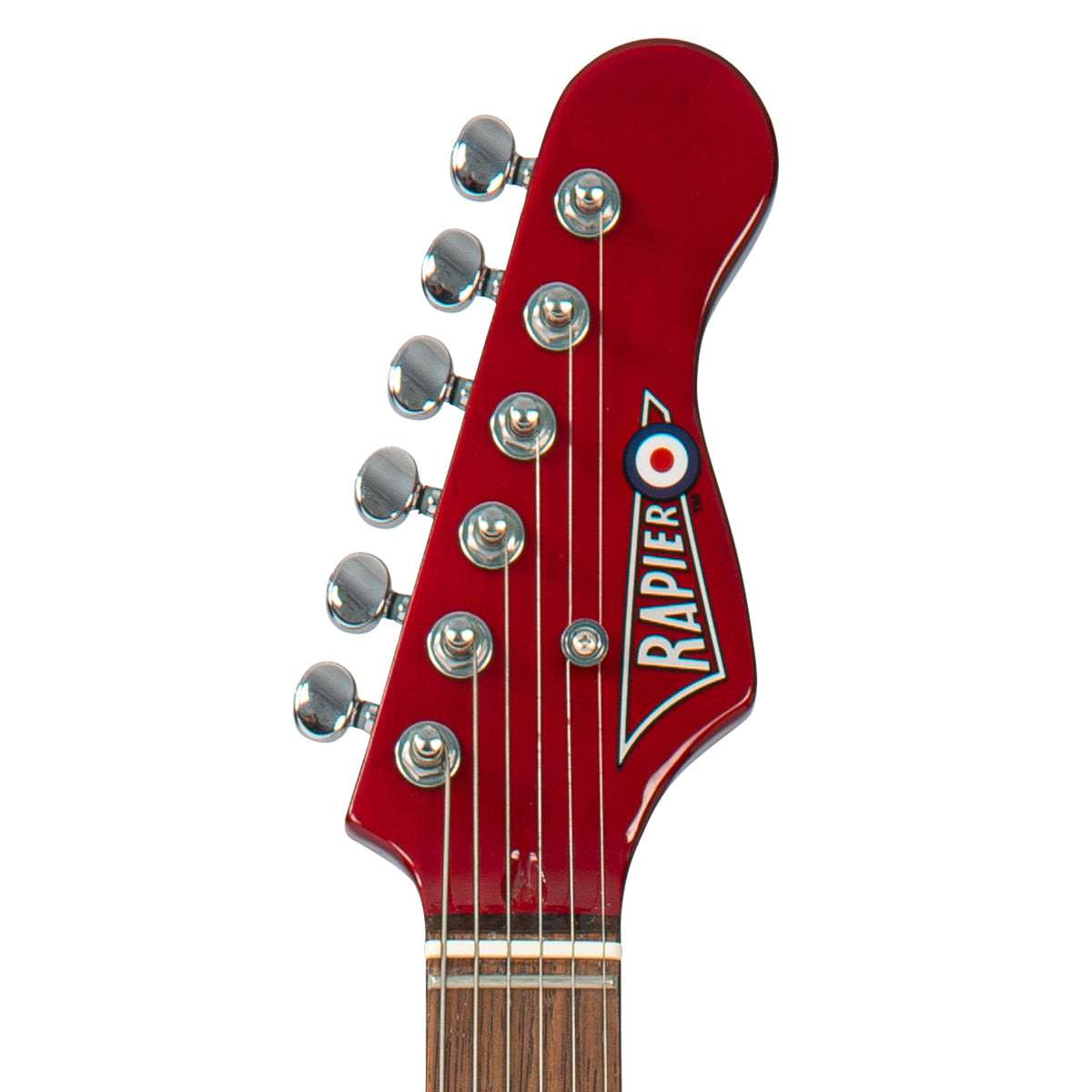 Rapier Deluxe Electric Guitar ~ Thru Red - Richards Guitars Of Stratford Upon Avon