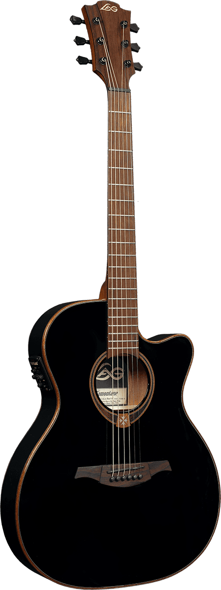Tramontane 118 Black - Auditorium Slim Cutaway Electro - Richards Guitars Of Stratford Upon Avon