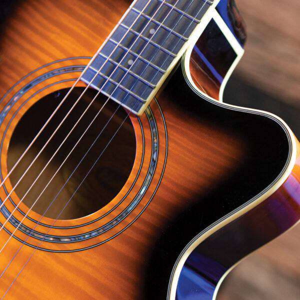 Washburn EA15 - Mini Jumbo - Tobacco Sunburst Acoustic Guitar - Richards Guitars Of Stratford Upon Avon