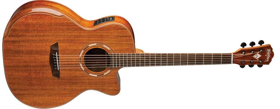 Washburn G55CE KOA w/ CASE - Grand Auditorium - Natural Electro Acoustic Guitar - Richards Guitars Of Stratford Upon Avon
