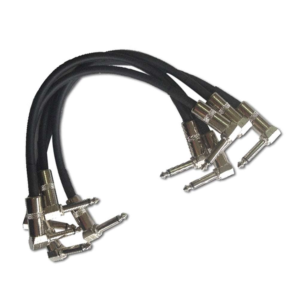 Xvive Pro Patch Cables ~ 5 x 25cm Cables - Richards Guitars Of Stratford Upon Avon