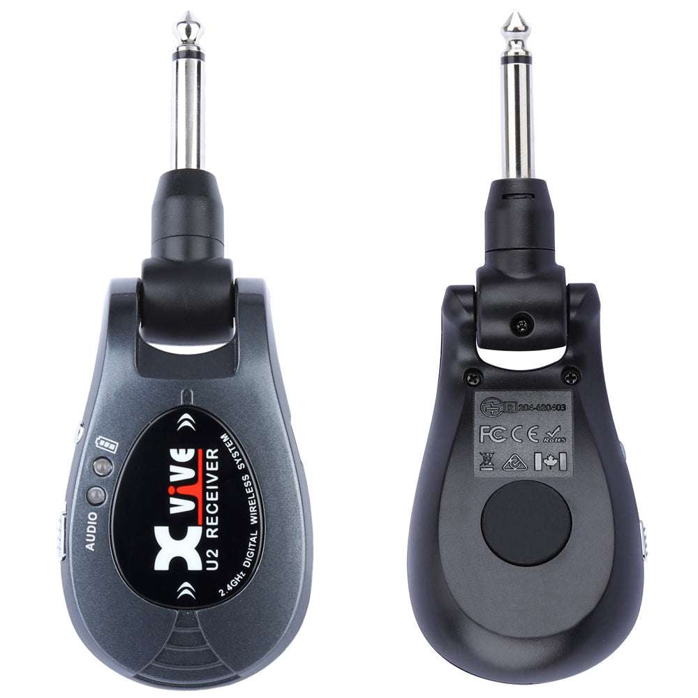 Xvive XU2 Wireless Guitar System ~ Grey - Richards Guitars Of Stratford Upon Avon