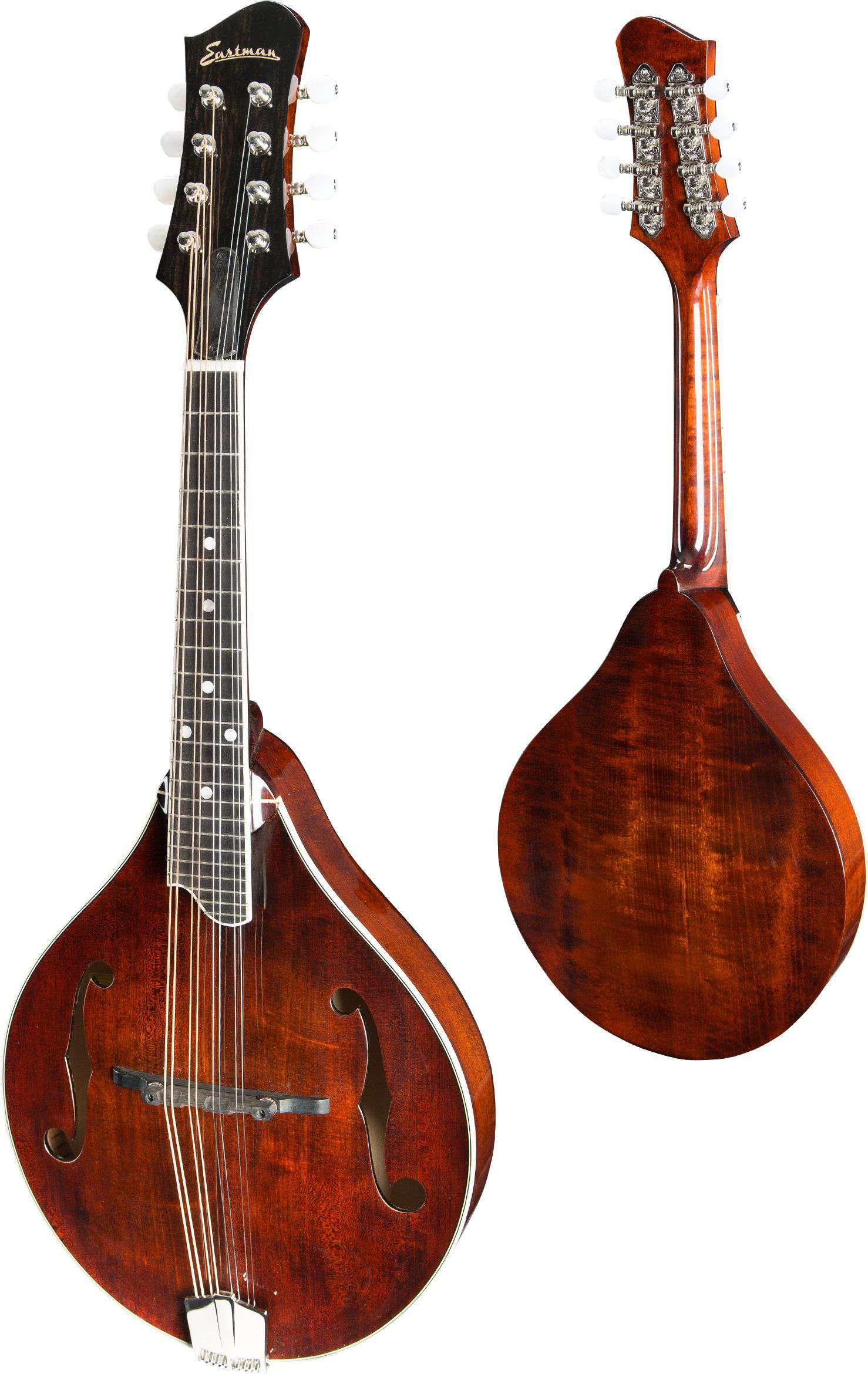 Eastman MD505 A-style F-holes Mandolin (Solid Fruce top, Solid Maple back and sides, w/Case) (Price inc. Custom Pro Setup Package), Mandoline zum Verkauf bei Richards Guitars.