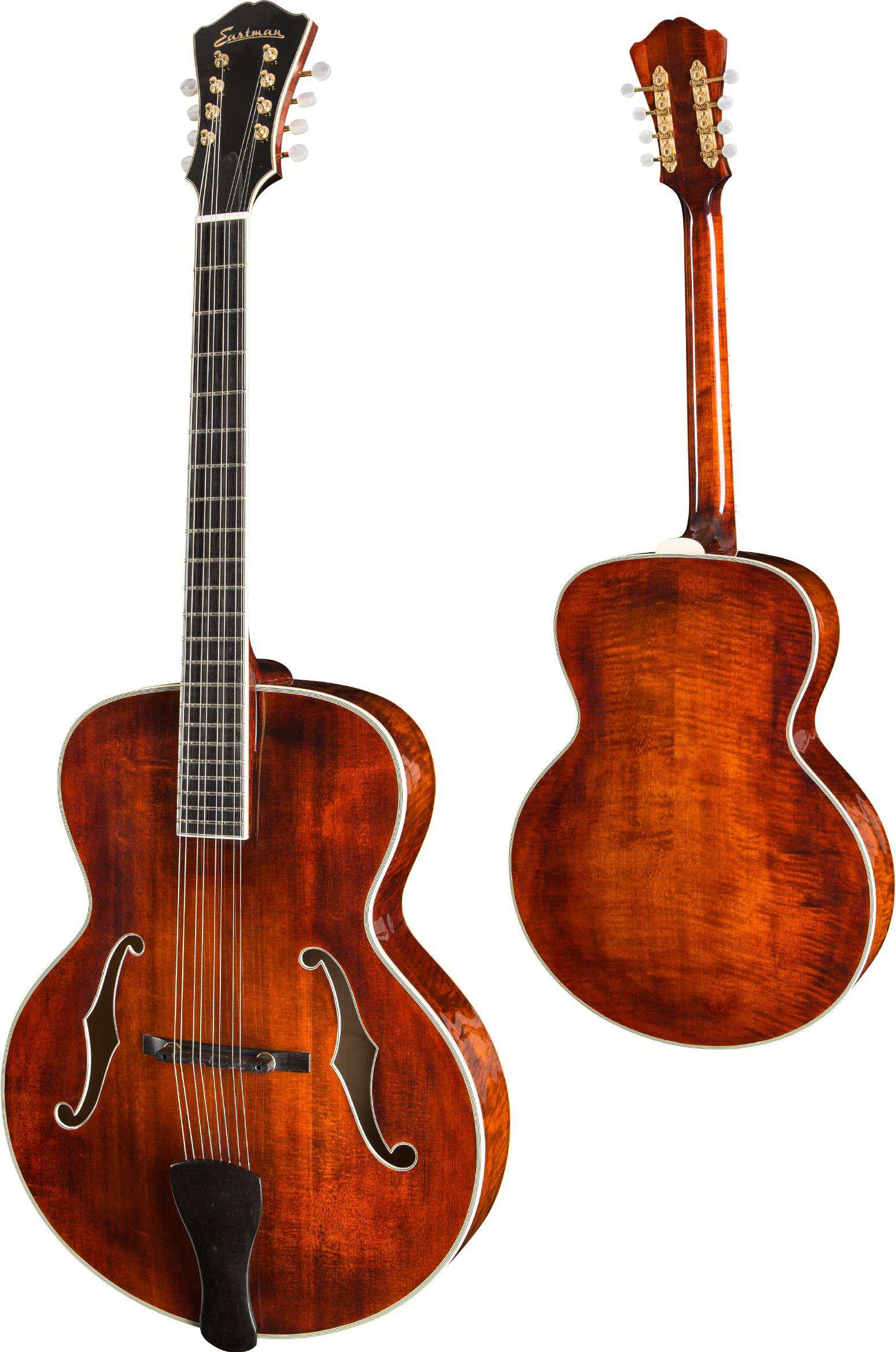 Eastman MDC805 A-style Mandcello Mandolin (Solid Spruce top, Solid AAA Maple back & Sides, w/Case) (Price inc. Custom Pro Setup Package), Mandoline zum Verkauf bei Richards Guitars.