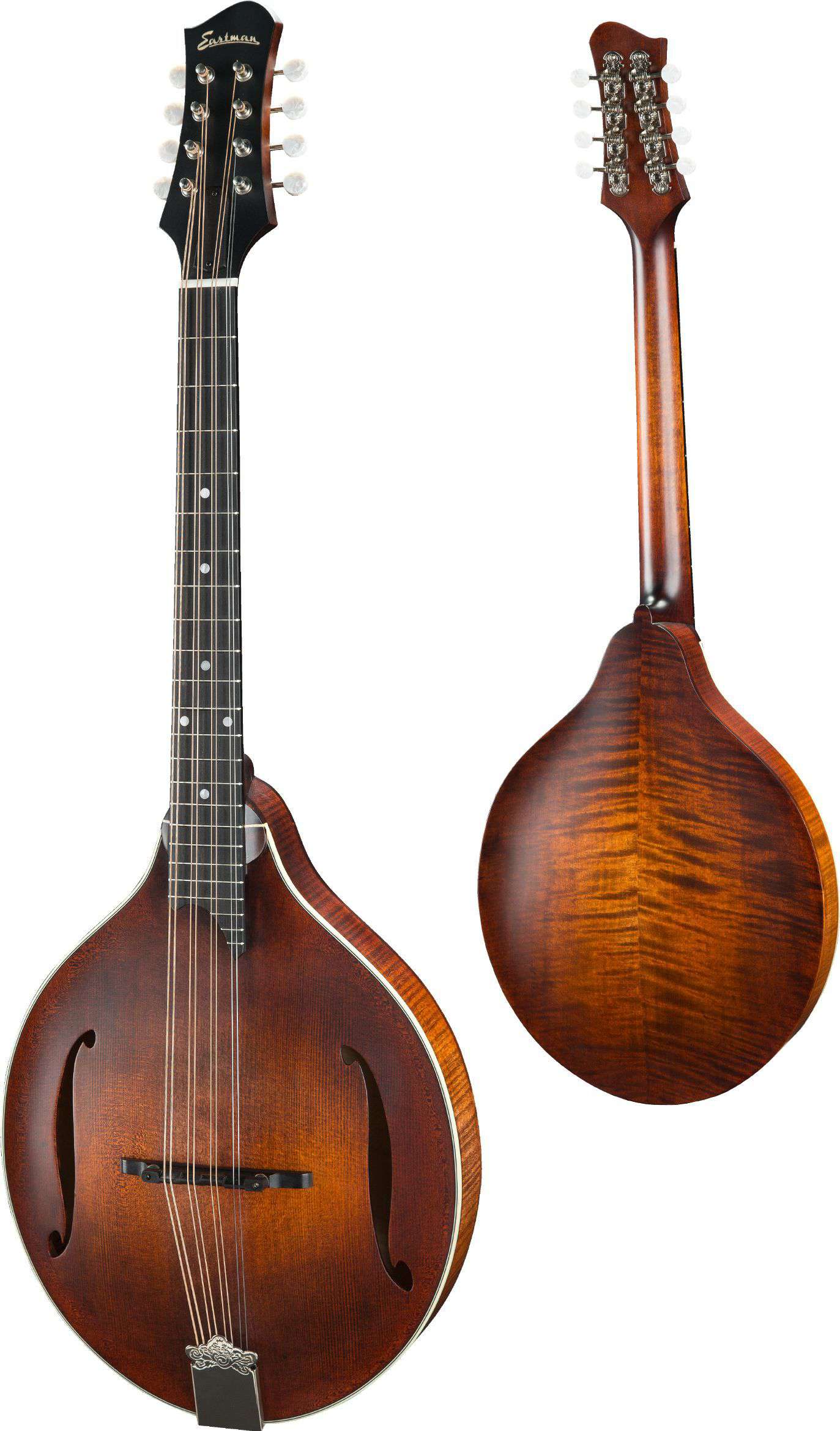 Eastman MDO-305 A-style Mandoline (Octave mandoline S-holes, Solid Fruce top, Solid Maple back and sides, w/Gigbag) (Price inc. Custom Pro Setup Package), Mandoline zu verkaufen bei Richards Guitars.