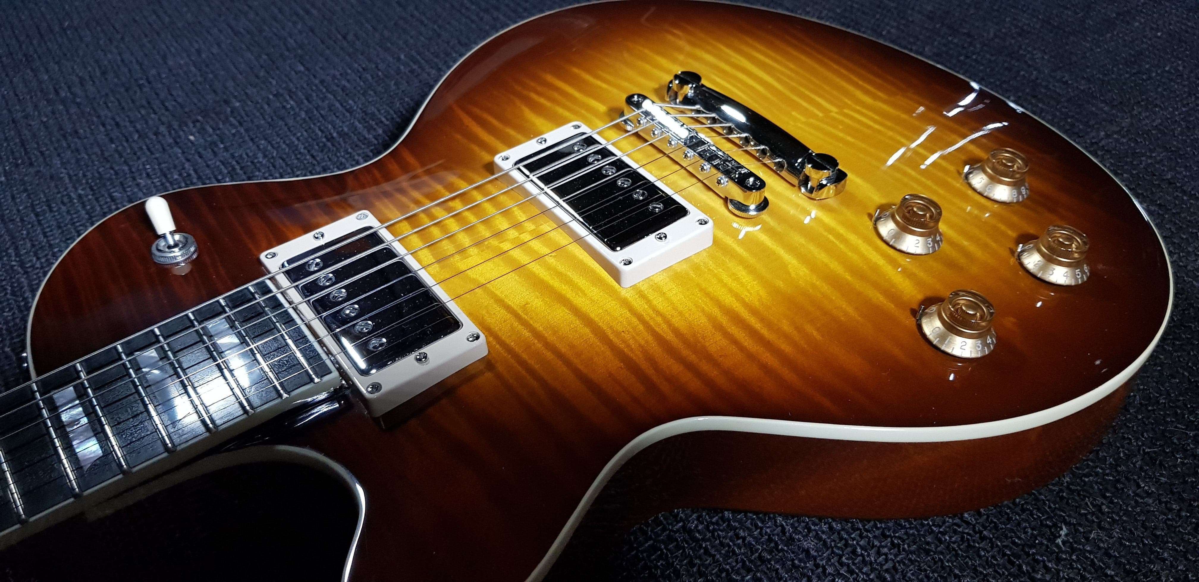 Eastman SB59 GB Left Handed Solid Body Electric Guitar (Price inc. Custom Pro Setup Package), E-Gitarre zum Verkauf bei Richards Guitars.