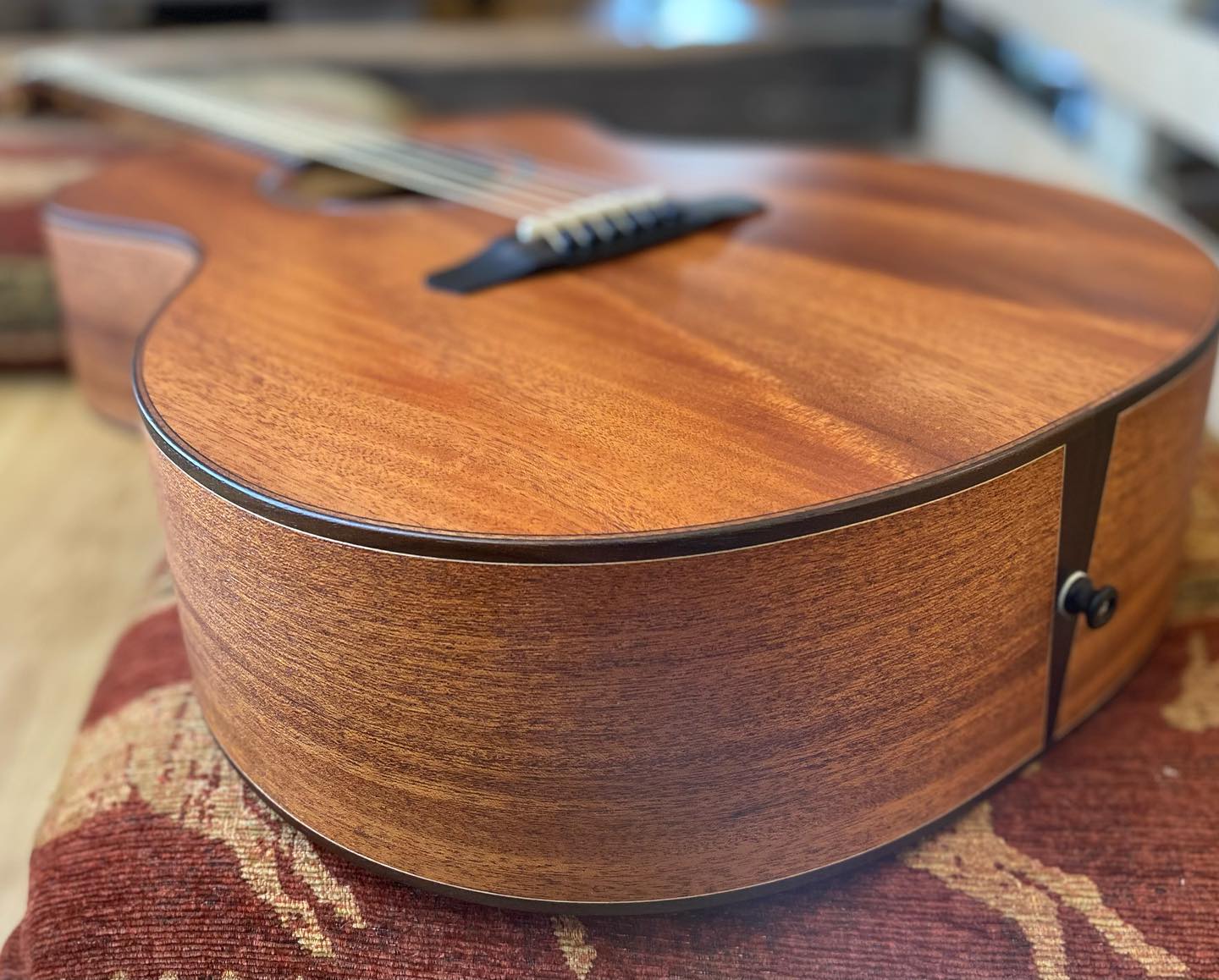 "Tribute To Mahogany" - A Work of Art & Tribute To Honduran Mahogany Ib Guitar Form