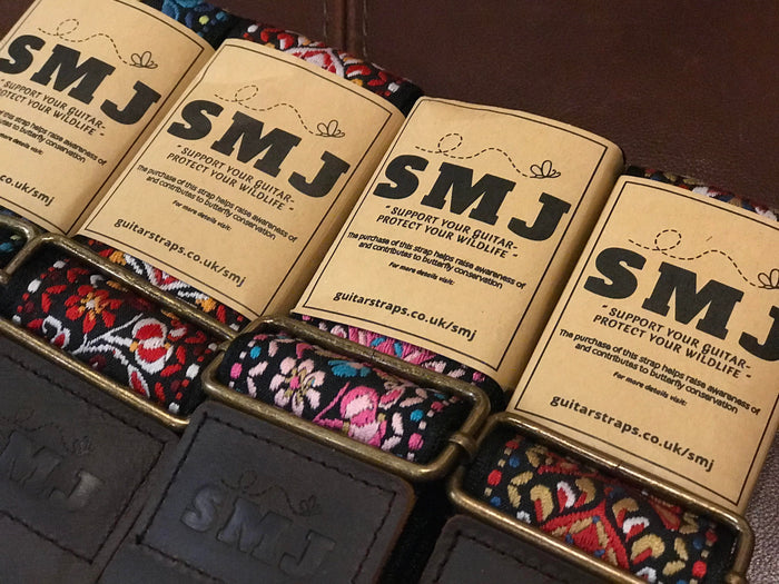 SMJ Reserve Collection Guitar Straps - NOW AVAILABLE! - Richards Guitars Of Stratford Upon Avon