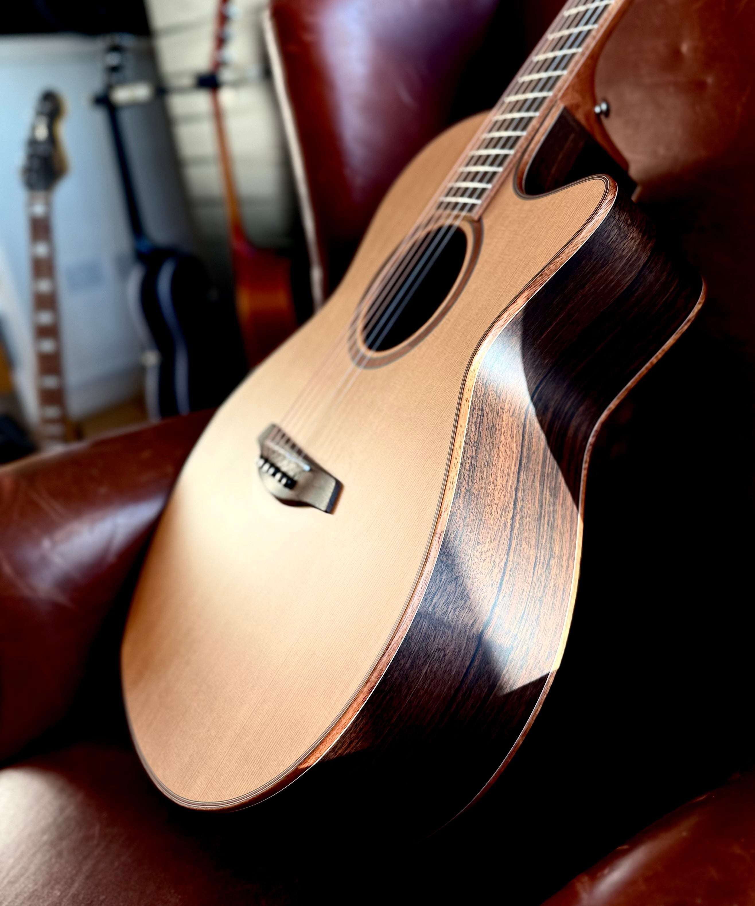 Furch Red Pure Deluxe Limited Run Malaysian Blackwood With Alpine Solid Cedar Top (2025 CNR Active Upgrade Model), Acoustic Guitar for sale at Richards Guitars.
