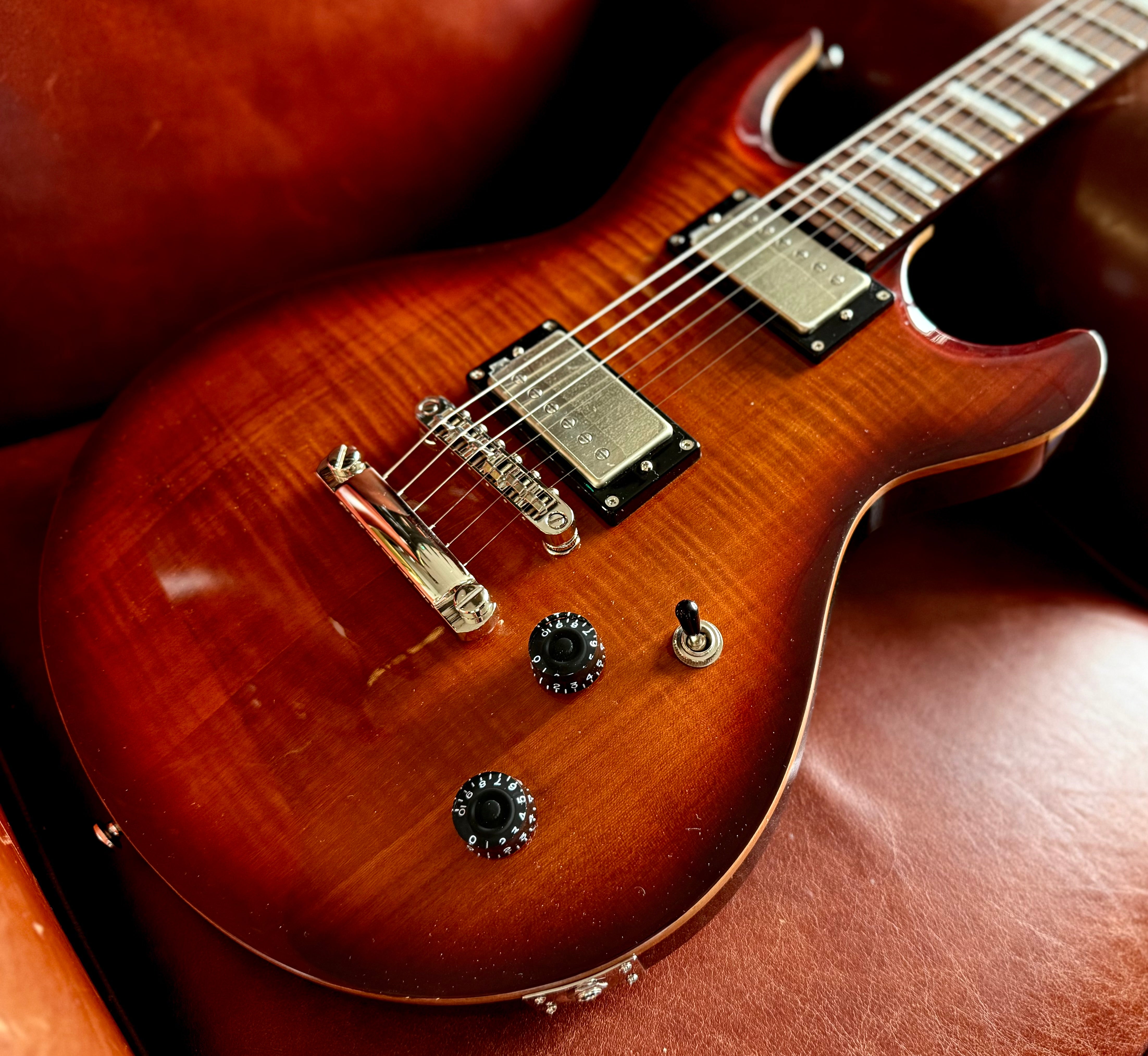 Cort M600TSB Tobacco Sunburst.  Awesome Set Neck Electric Guitar For PRS Lovers. Top Recommendation