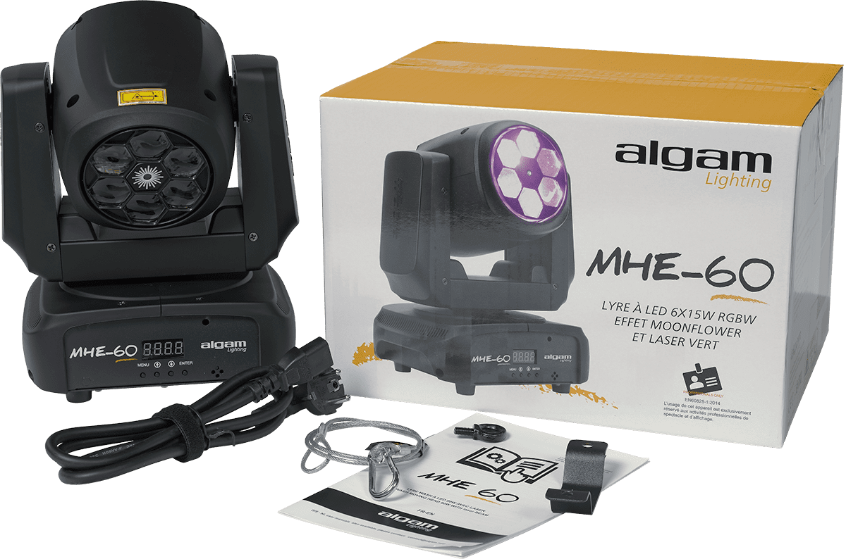 MHE60 LED 6 X 15W RGBW + LASER